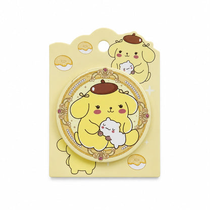Miroir de Poche Pompompurin Jaune Thème Donuts