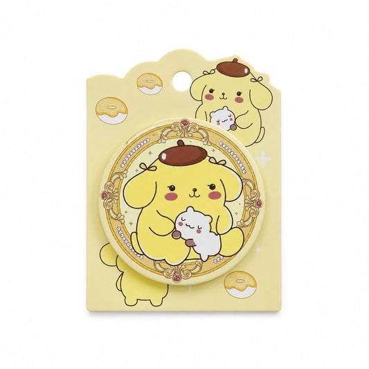 Miroir de Poche Pompompurin Jaune Thème Donuts