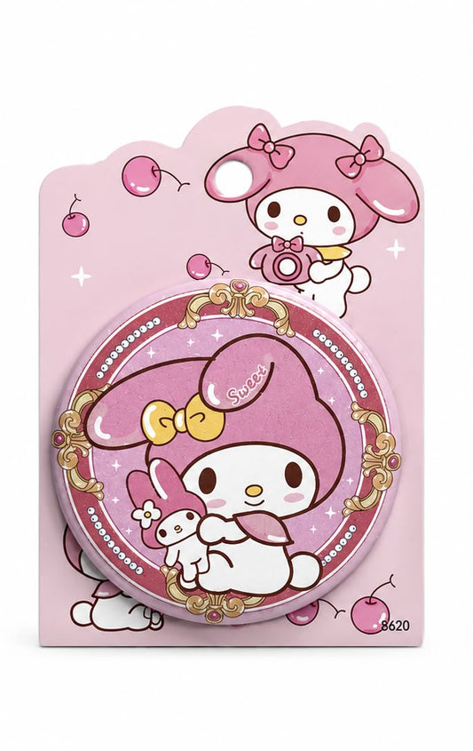 Miroir de Poche My Melody Rose Thème Cerises