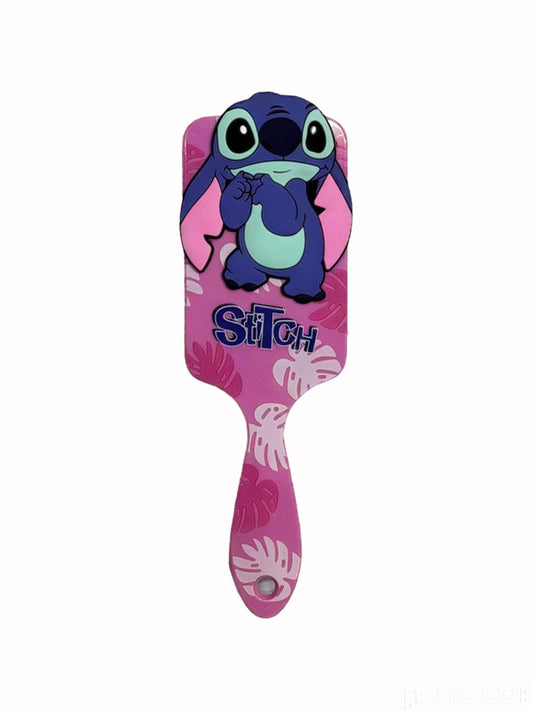 Brosse à Cheveux Stitch Rose Motif Tropical