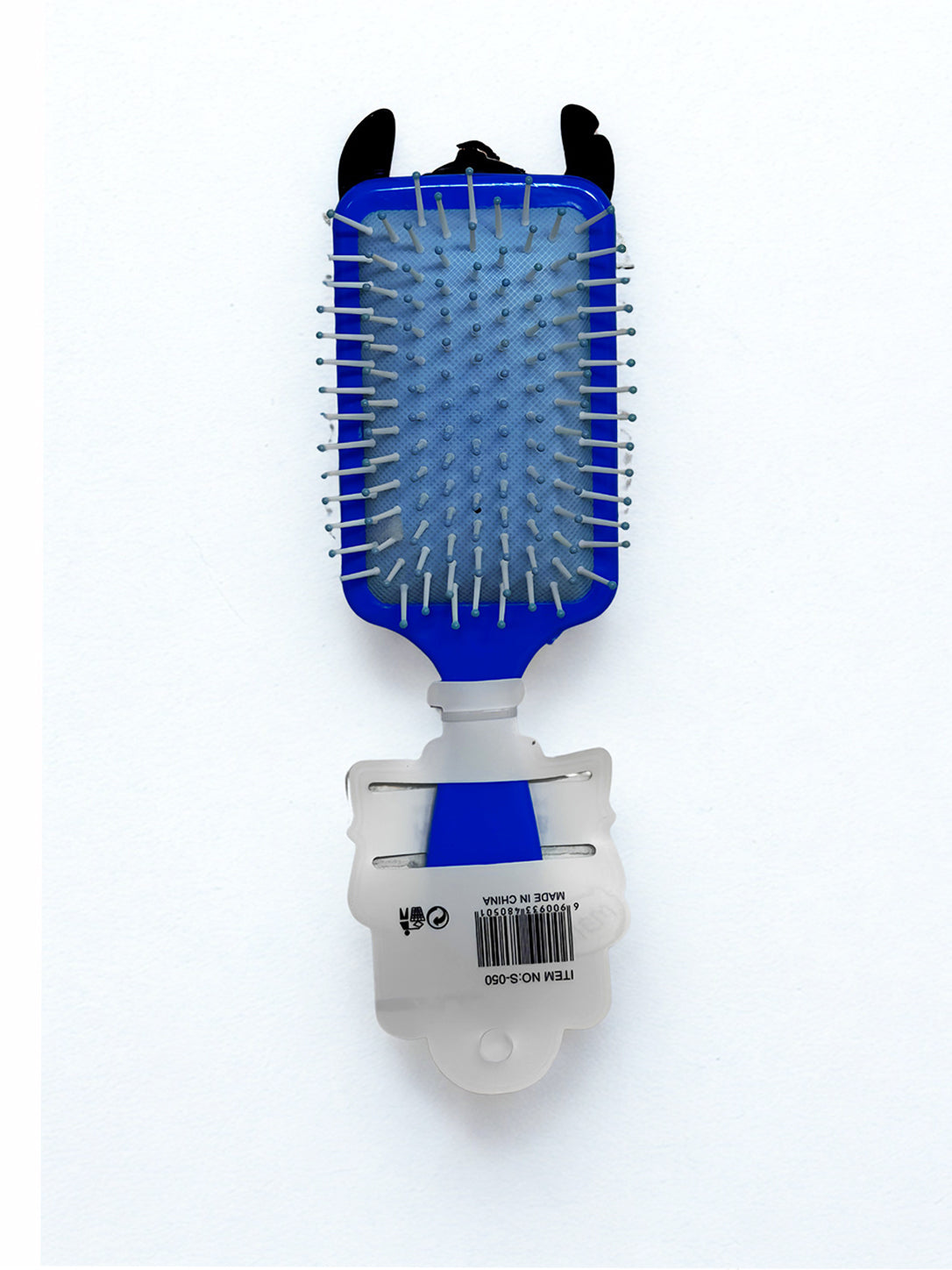 Brosse à Cheveux Stitch Bleue Motif Logo