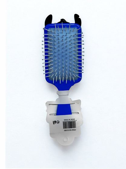 Brosse à Cheveux Stitch Bleue Motif Logo