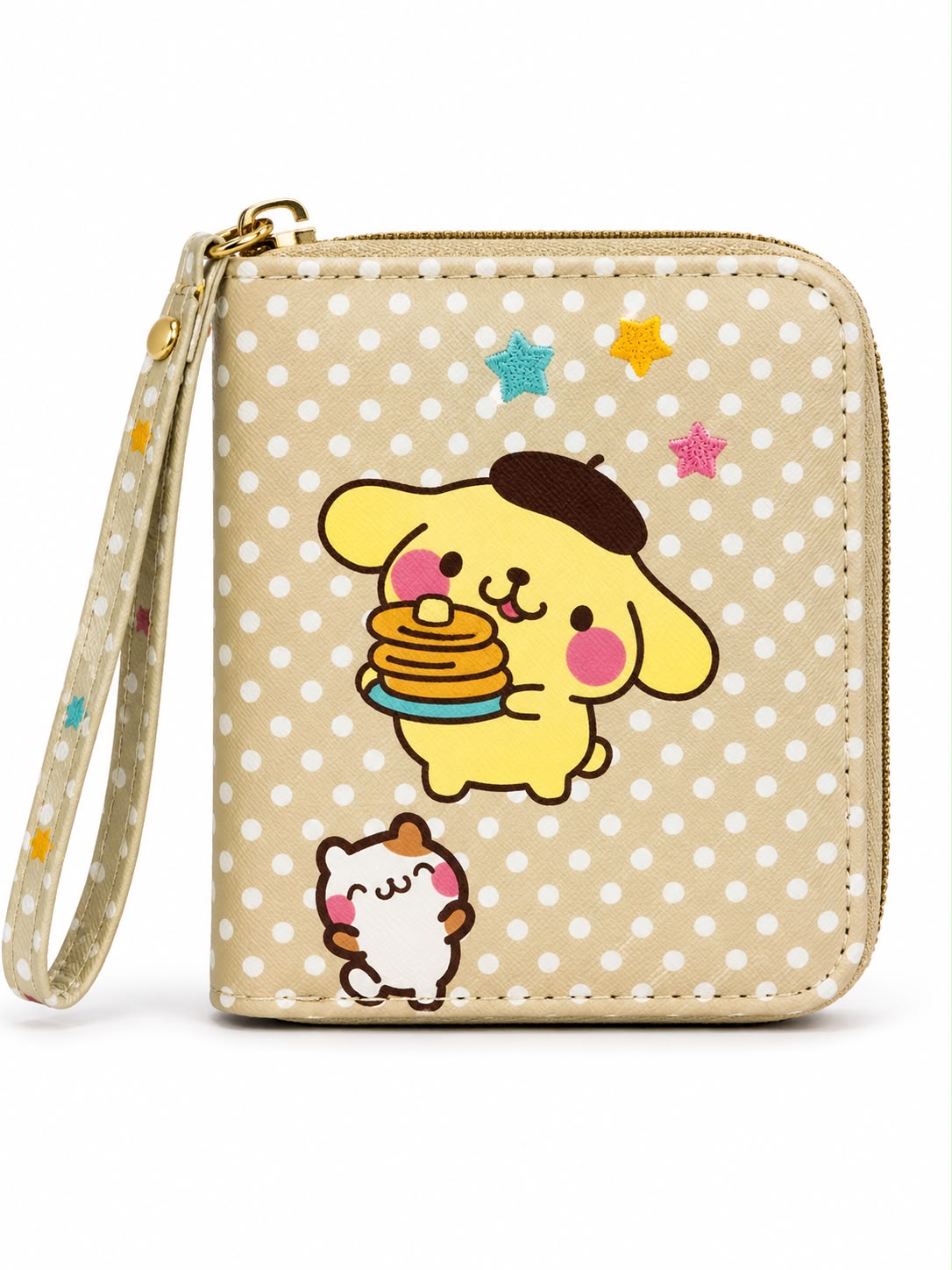 Pochette Pompompurin Kawaii – Pochette à Accessoires avec Dragonne