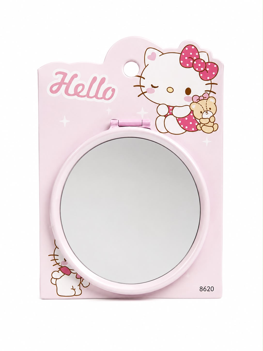 Miroir de Poche Hello Kitty Rose Pastel