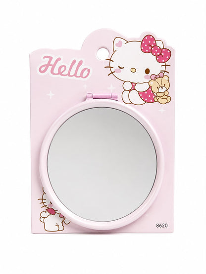 Miroir de Poche Hello Kitty Rose Pastel