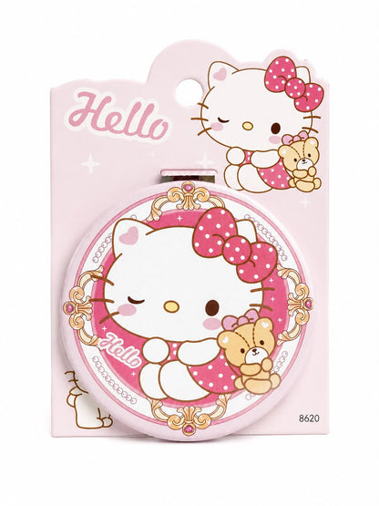 Miroir de Poche Hello Kitty Rose Pastel